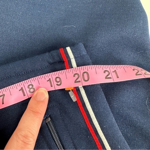 VINTAGE Adidas 2 Stripe Wide Leg Trouser Track Pants Size XL 1980s/1990s - Picture 4 of 6